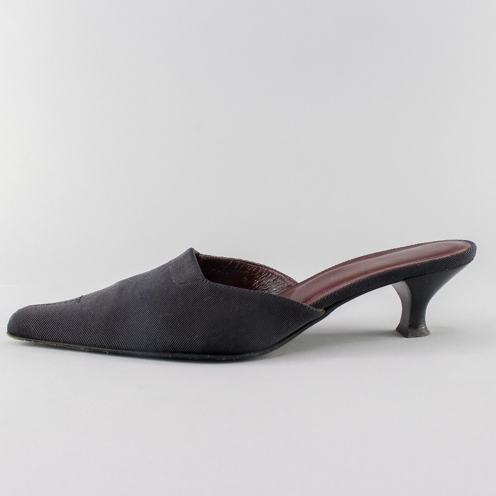 90s Vintage Mules | Black Pliner Slides | Size 8